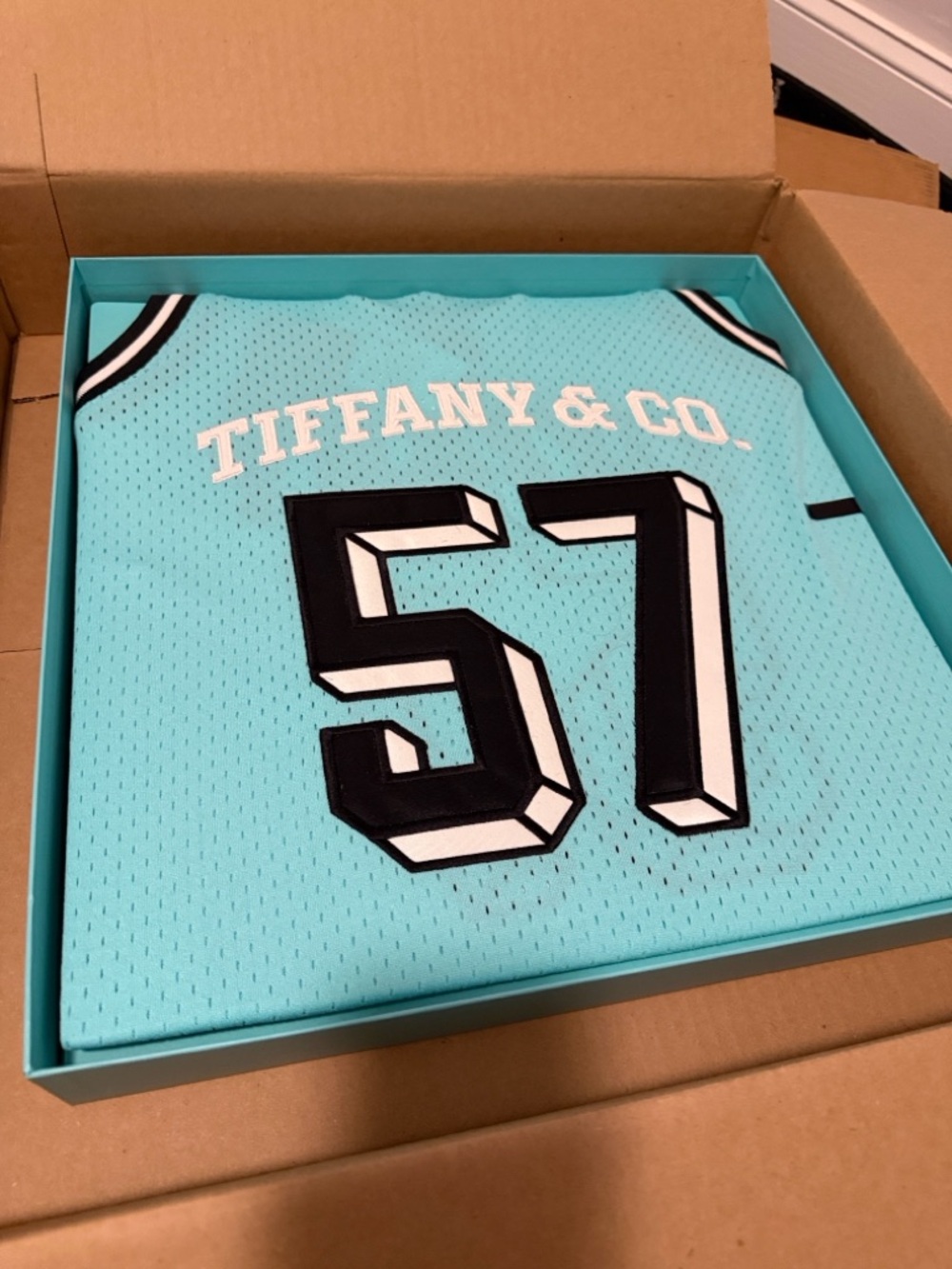 Tiffany & Co. x NBA x Mitchell & Ness Basketball Jersey - Picture 2 of 5